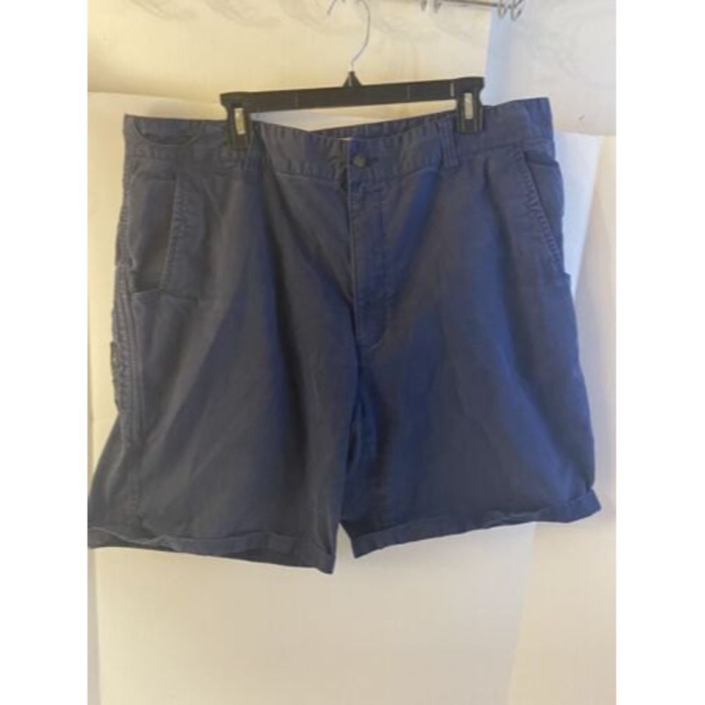Woolrich Cargo Shorts Size 40 Mens Waist Pockets Blue‎